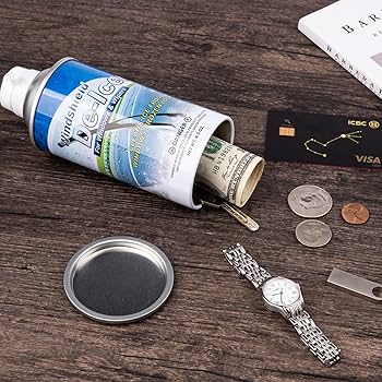 BarGifts Hidden Safe Fake Spray Can with Hidden Compartment